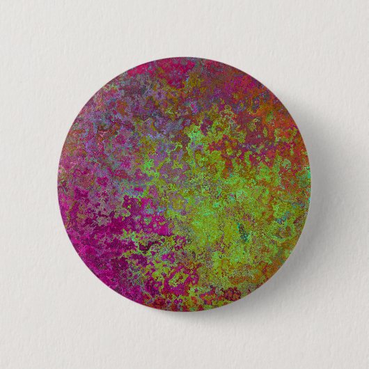 Vet, kleurrijk, platter verf, Abstract Ronde Button 5,7 Cm (Voorkant)