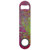 Vet, kleurrijk, platter verf, Abstract Speed Flessenopener (Achterkant)