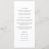 Vet Kleurrijke Maximalistische Abstracte Zomer Huw Menu (Achterkant)