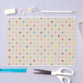 Vet Kleurrijke Polka Dot Print Tissue Papier (Craft)