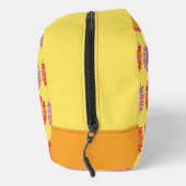 Vet Kleurrijke Zonneringen Monogram Gepersonalisee Toilettasje (Rechts)