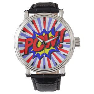 Vet komisch-Stijlvol. Pop Art Horloge