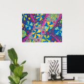 Vet kosmische Snoepjes Poster (Thuiskantoor)