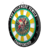 Vet kunstwerk voor doelherten dartbord (Voorkant Rechts)