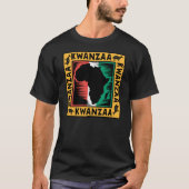 Vet Kwanzaa met Afrika T-shirt (Voorkant)