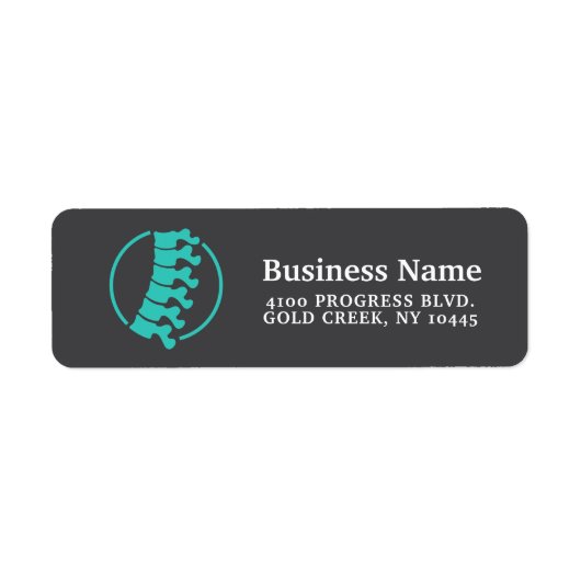 Vet label voor chiropractorklanten (Voorkant)