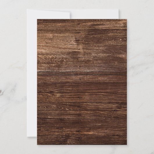 Vet land Zonnebloem | Casual houtwuwschap Kaart (Achterkant)