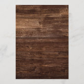 Vet land Zonnebloem | Hout Weddenschap Kaart (Achterkant)