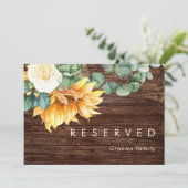 Vet land Zonnebloem | Houten achtergebleven teken (Staand voorkant)