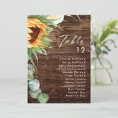 Vet land Zonnebloem | Houttabel (Staand voorkant)