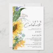 Vet land Zonnebloem | Laten we vieren Kaart (Voorkant)