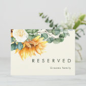 Vet land Zonnebloem Licht Geel Gereserveerd Gebied (Staand voorkant)