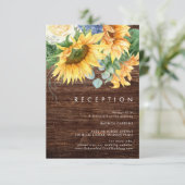 Vet land Zonnebloem | Ontvangst van hout Informatiekaartje (Staand voorkant)