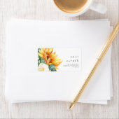 Vet land Zonnebloem | RSVP-adres bruiloft Etiket (Insitu)