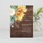 Vet land Zonnebloem | Uitnodiging tot het indienen (Staand voorkant)