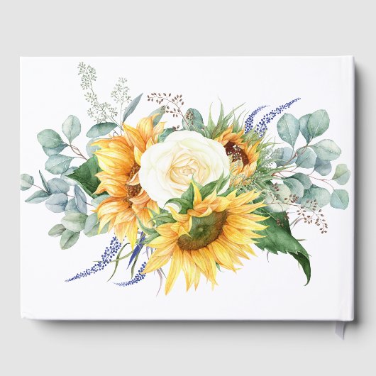 Vet land Zonnebloem | Weddenschap Gastenboek (Achterkant)