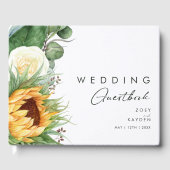 Vet land Zonnebloem | Weddenschap Gastenboek (Voorkant)