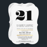 VET LEEFTIJDSNUMMER minimaal zwart & marmer 21e UI Kaart<br><div class="desc">*** LET OP - HET GLANZENDE GOUDEN FOLIE EFFECT IS EEN GEDRUKT AFBEELDING *** Een trendy uitnodigingsontwerp voor uw VERJAARDAG voor elke leeftijd - verander gewoon de sjabloon naar maat! Instellen als een sjabloon is het eenvoudig voor u om uw eigen gegevens toe te voegen, of druk op de aanpassingsknop...</div>