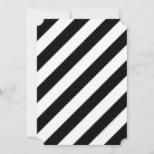 VET LEEFTIJDSNUMMER minimaal zwart wit 30E UITNODI Kaart (Achterkant)