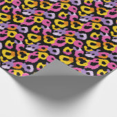 Vet Leopard Patroon Retro Glam y2k Dierenprint Cadeaupapier (Hoek)