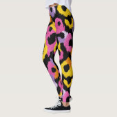 Vet Leopard Patroon Retro Glam y2k Stijlvol Leggings (Links)
