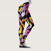 Vet Leopard Patroon Retro Glam y2k Stijlvol Leggings (Rechts)