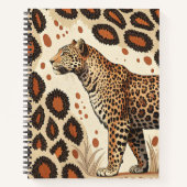 Vet Leopard Print Notitieboek (Voorkant)