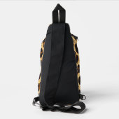Vet Leopard Print Sling Rugzak (Achterkant)