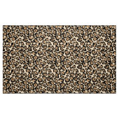 Vet Leopard Print stof bruin en zwart (Fat Quarter)