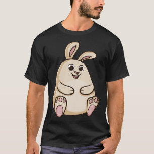 Vet Leuk Chubby Konijn Konijntje T-shirt