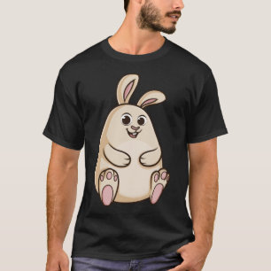 Vet Leuk Chubby Konijn Konijntje T-shirt