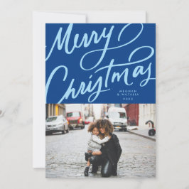 Vet Leuk Handschrift Vrolijk Kerstfeest Feestdagenkaart