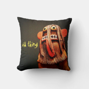 Vet Leuk Kachina Doll Gezicht Foto Wild Thing Quot Kussen