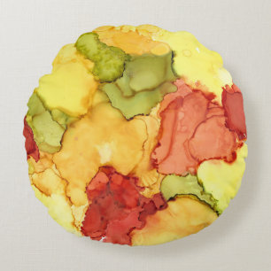 Vet, levendig en kleurrijk 13x21-inch lumbar Pillo Rond Kussen