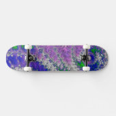 Vet Levendige Kleurrijke Funky Trippy Fractal Spir Persoonlijk Skateboard (Horizontaal)