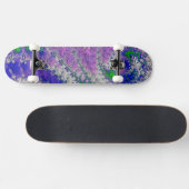 Vet Levendige Kleurrijke Funky Trippy Fractal Spir Persoonlijk Skateboard (Horizontaal)