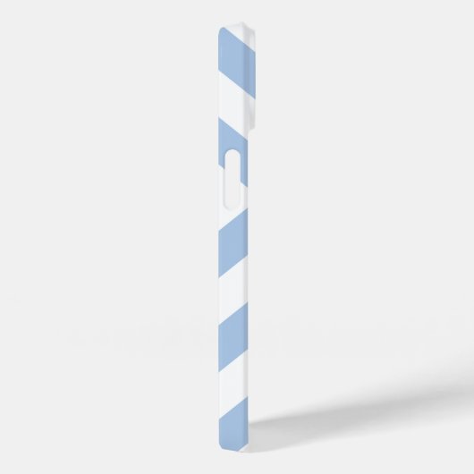 Vet lichtblauw en witte kleurstoffen Case-Mate iPhone case (Achterkant / Rechts)