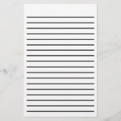 Vet lijnpapier briefpapier (Voorkant)