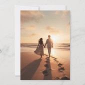 Vet lijst Eenvoudige Minimale Tekst 2 Foto Save The Date (Achterkant)