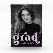 Vet Lila Afstuderen voor typografie Fotoblokken (Voorkant)