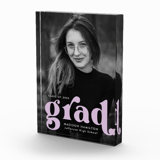 Vet Lila Afstuderen voor typografie Fotoblokken (Rechts)