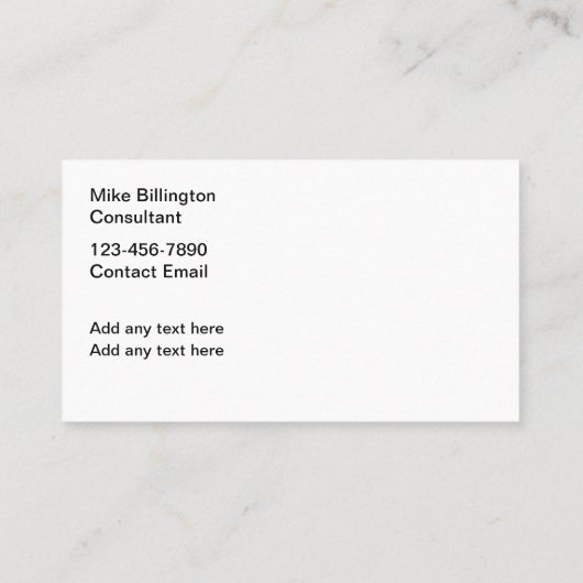 Vet mannelijk monogram Visitekaartjes (Achterkant)