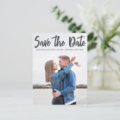 Vet Manuscript bekleding Moderne Foto sparen de Da Briefkaart (Staand voorkant)