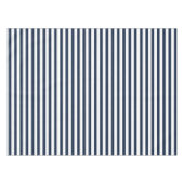 Vet marineslauw en witte stripper tafelkleed (Voorkant (Horizontaal))