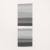 Vet Matig Eenvoudige Stripes zwart-wit Yogamat (Voorkant)