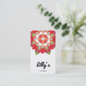 Vet Matig Koolbloem Visitekaartje (Staand voorkant)