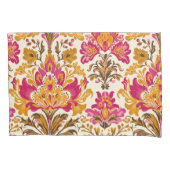 Vet Mediterraan Barok Bloemenpatroon Kussensloop (Voorkant-Links)