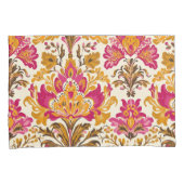 Vet Mediterraan Barok Bloemenpatroon Kussensloop (Voorkant-Rechts)