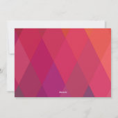 Vet Merry en Bright Geometrische foto Feestdagenkaart (Achterkant)