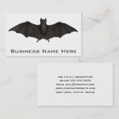 Vet met open vleugels visitekaartje (Voorkant / Achterkant)